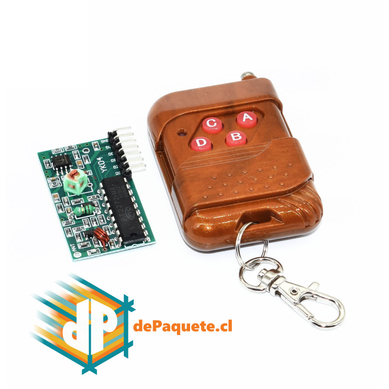 Kit Módulo RF IC 2262/2272 4 CH 315 Mhz Kit Módulo RF IC 2262/2272 4 CH 315 Mhz